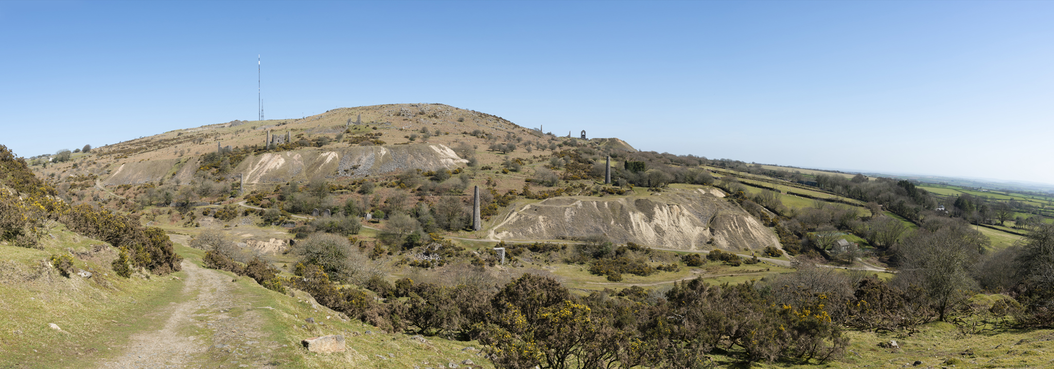 South Caradon Mine Panorama 2